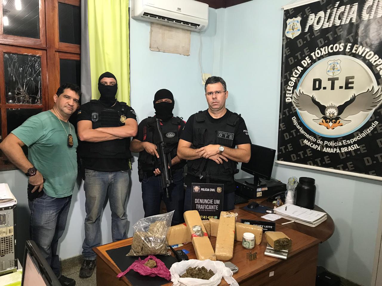 POLÍCIA CIVIL REALIZA DUAS PRISÕES E APREENDE MAIS DE 7 KG DE MACONHA EM MACAPÁ E SANTANA